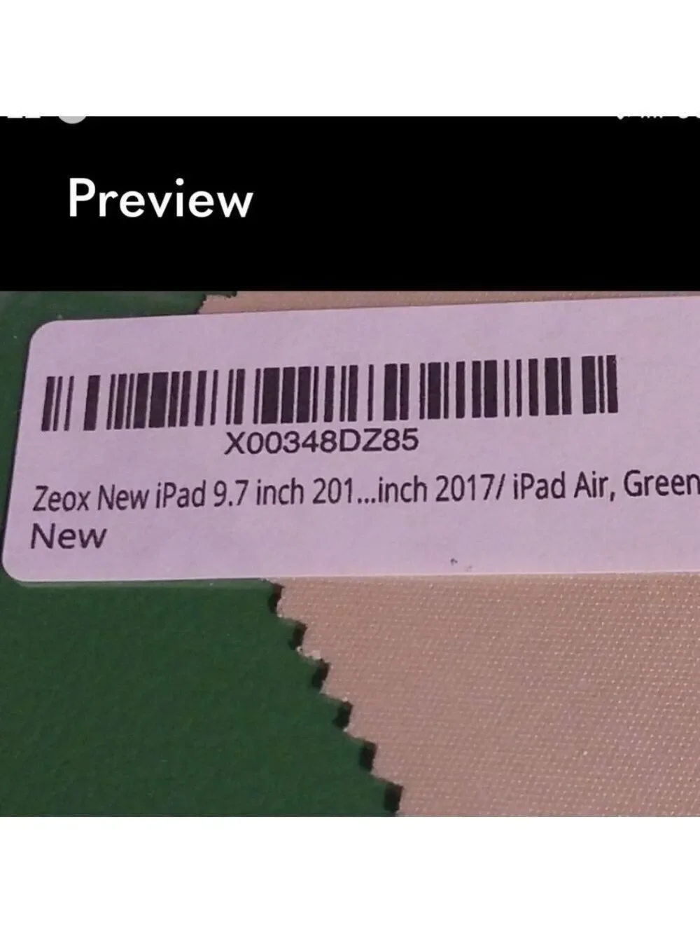 Zeox New IPad 9.7 2017 IPad Air Leather Case Cover NWT